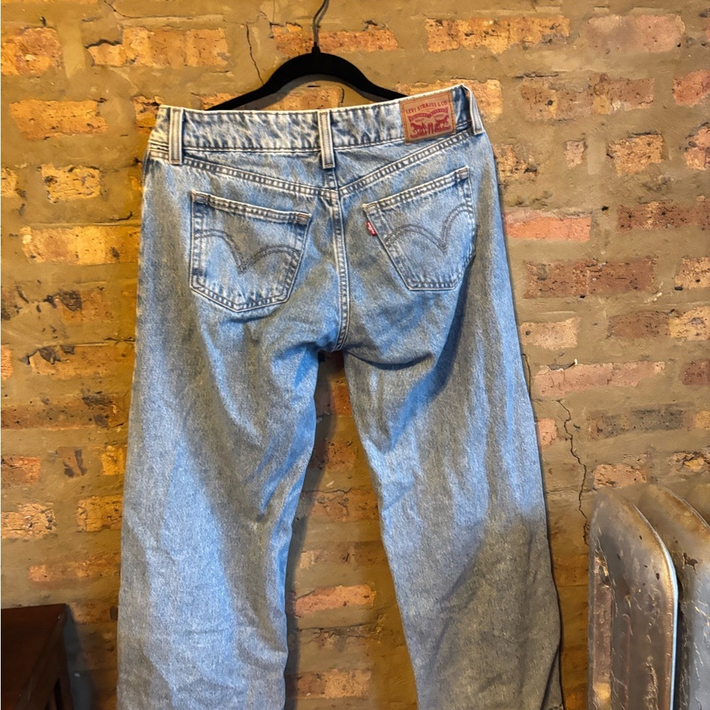 Levi's Women's Superlow Relaxed Fit Jeans in Light Blue